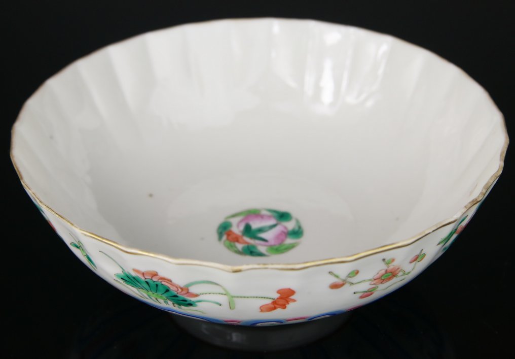 粉彩瓷器金镶嵌的中式Bol Coupe - Qianlong品牌 - 瓷器 - 中國 - 二十世纪初共和国时期 #2.1