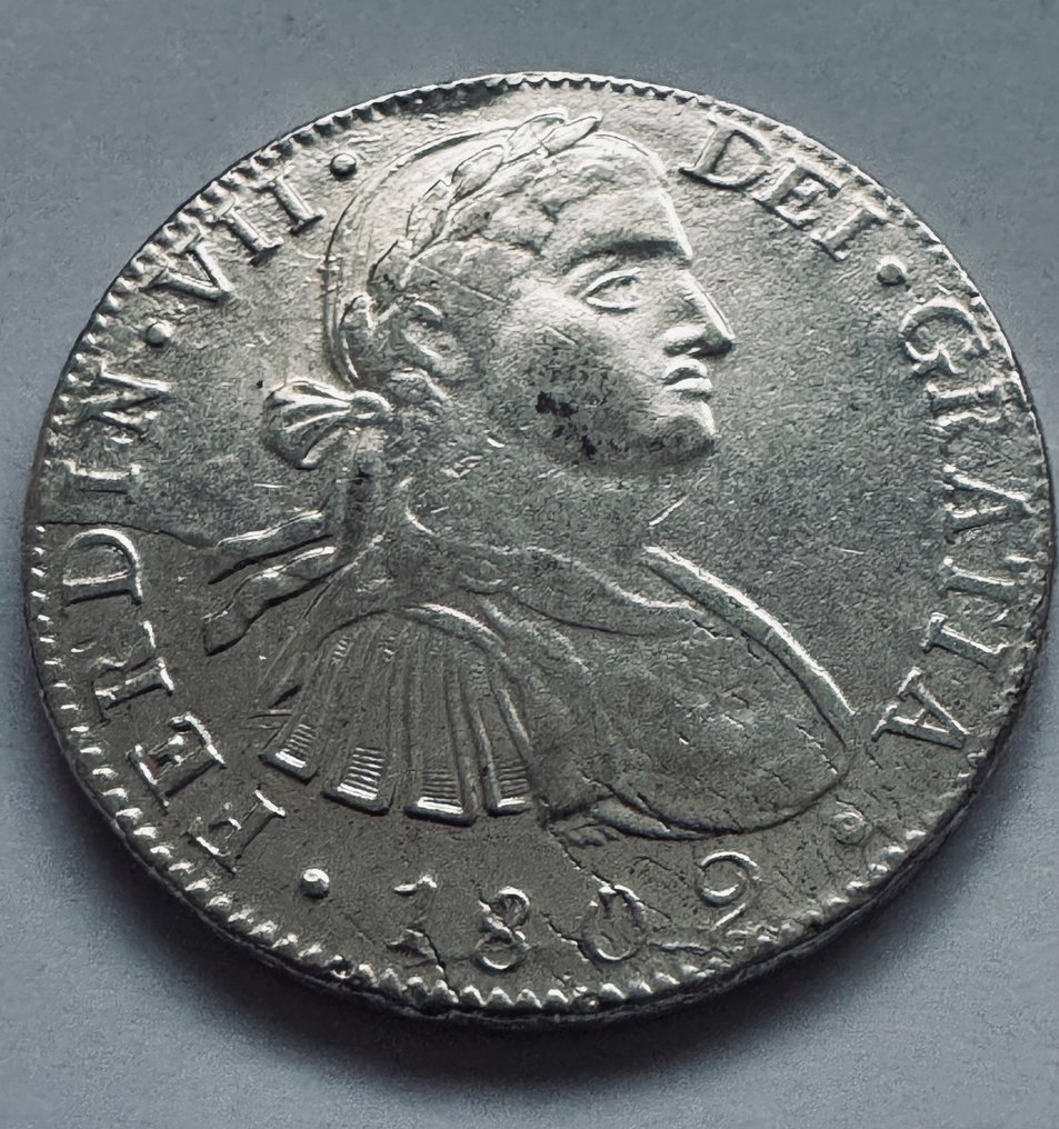 Spanje. Fernando VII. 8 Reales 1809, Mexico TH (Zonder minimumprijs) #1.0
