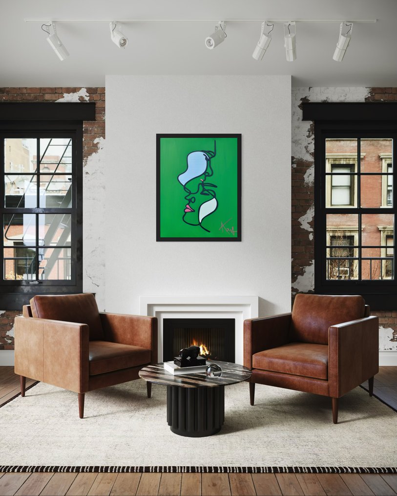 KAUGER (1972) - Couple Toile Large #4.3