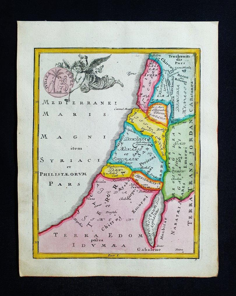 Ασία - Μέση Ανατολή / Ισραήλ / Παλαιστίνη / Μικρά Ασία / Αγία Γη / Ιερουσαλήμ; Christopher Weigel & David Kohler - Iudaea Capta - 1701-1720 #1.0