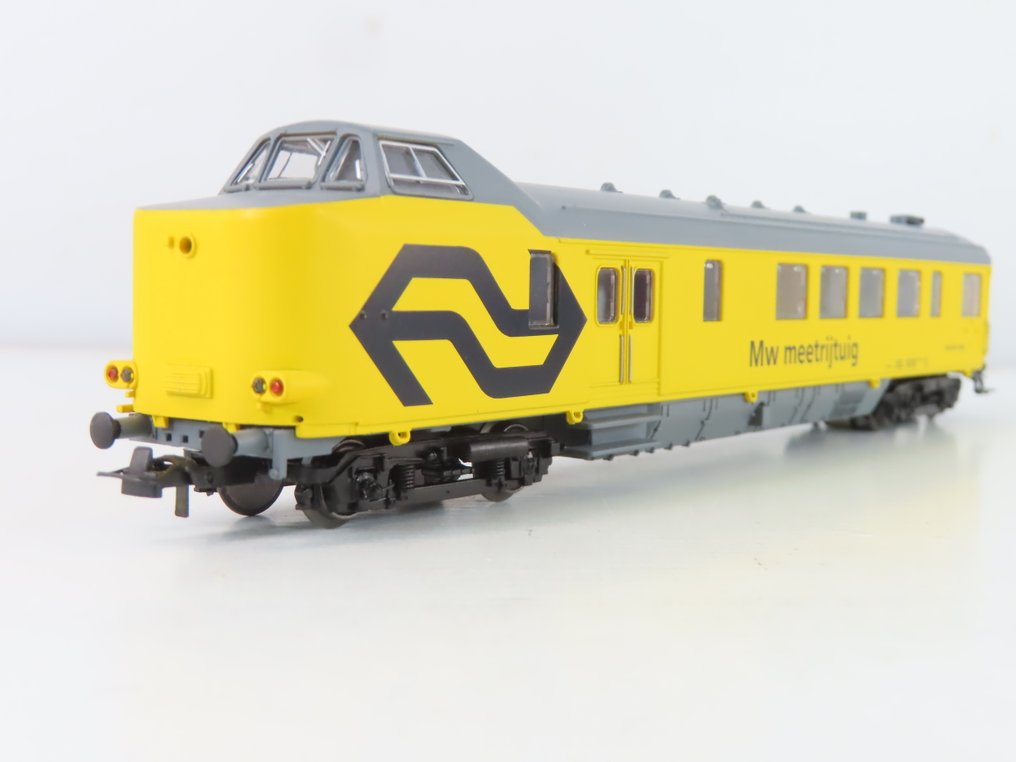 Elotrains H0 - 100.82 - Wagon de passagers pour trains miniatures (1) - 4-assige Mw Meetrijtuig, ex Plan D, Digitaal - NS #1.0
