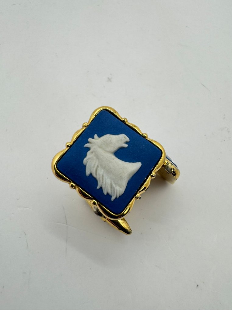 Wedgwood - Μέταλλο, κεραμικό Jasperware - Μανικετόκουμπα - Κουτί #1.0