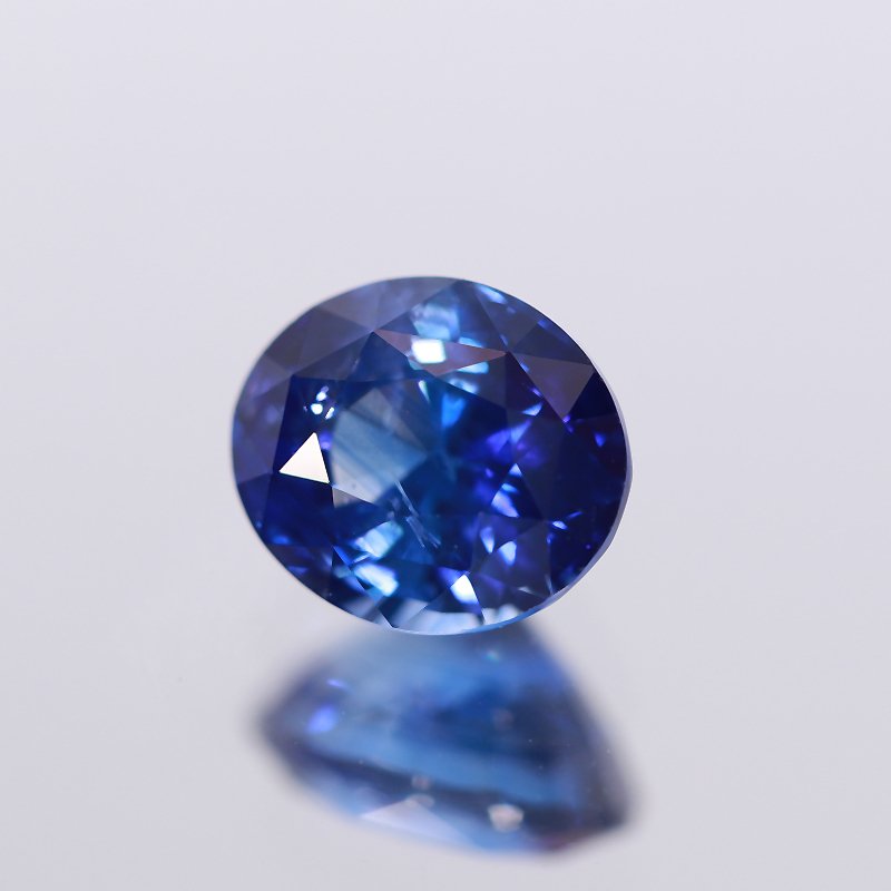 1 pcs  Μπλε Ζαφείρι  - 1.82 ct - Διεθνής Ένωση Έγχρωμων Πολύτιμων Λίθων (ICA GemLab) #1.0