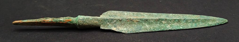 Bronzezeit Bronze Große Pfeilspitze - 147 mm  (Ohne mindestpreis) #2.1
