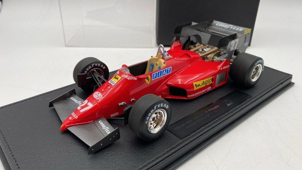 GP Replicas 1:18 - Machetă mașină - Ferrari 126 C4 M. Alboreto 1984 - (cod.A46) #1.0