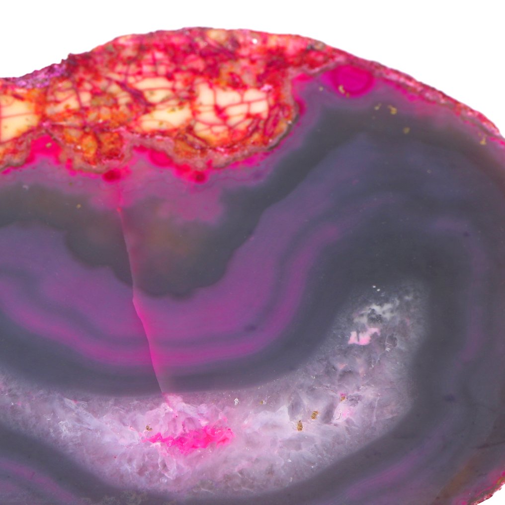 Sem reserva - Ágata arco-íris - Geodes- 0.88 kg #2.1