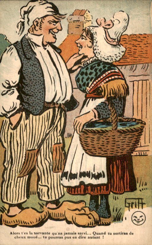 订婚 - 浪漫 - 真实夫妻 - 插画师, 幻想 - 情侣 / 情侣 - 男性 / 女性 - 明信片 (136) - 1900-1950 #4.3