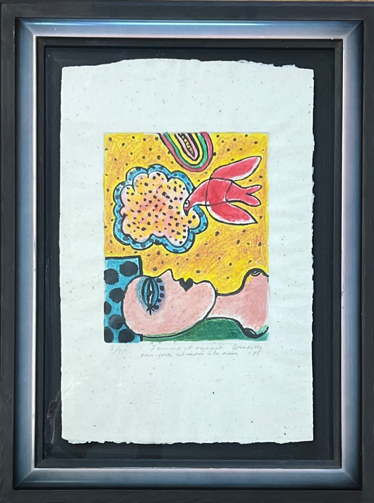 Corneille (1922-2010) - Femme et oiseaux #4.3