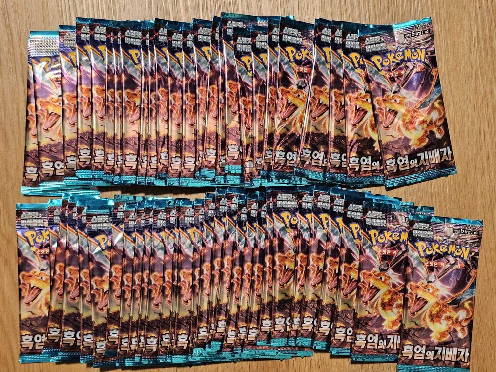 Pokémon - 60 Booster pack - Charizard - Ruler of the Black Flame #1.0