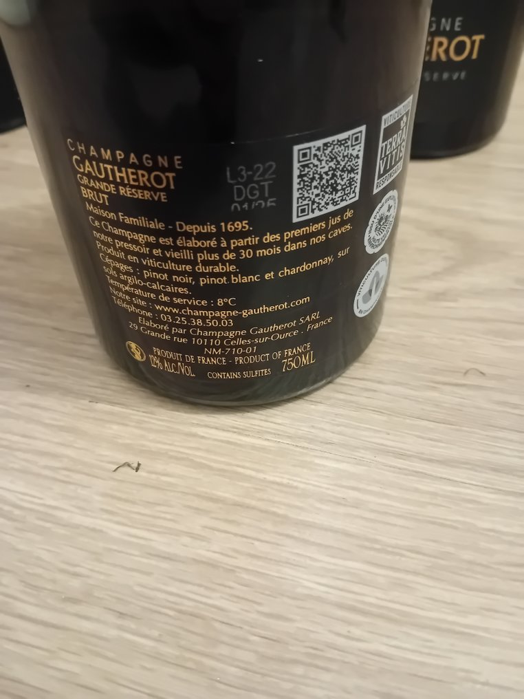 Gautherot, Grande Réserve - Champagne Brut, Grande Réserve - 3 Bottle (0.75L) #2.1