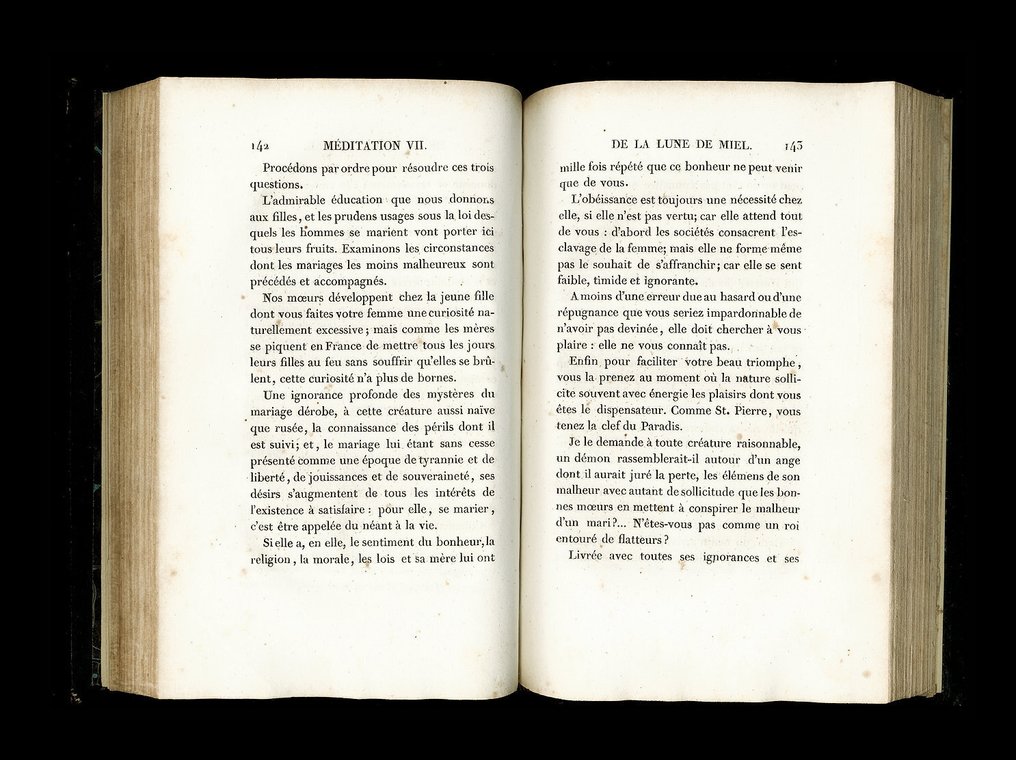 Honoré de Balzac [Provenance : Józef Ignacy Kraszewski, Pologne] - Physiologie du Mariage [EO reliure aux armes] - 1830 #4.3