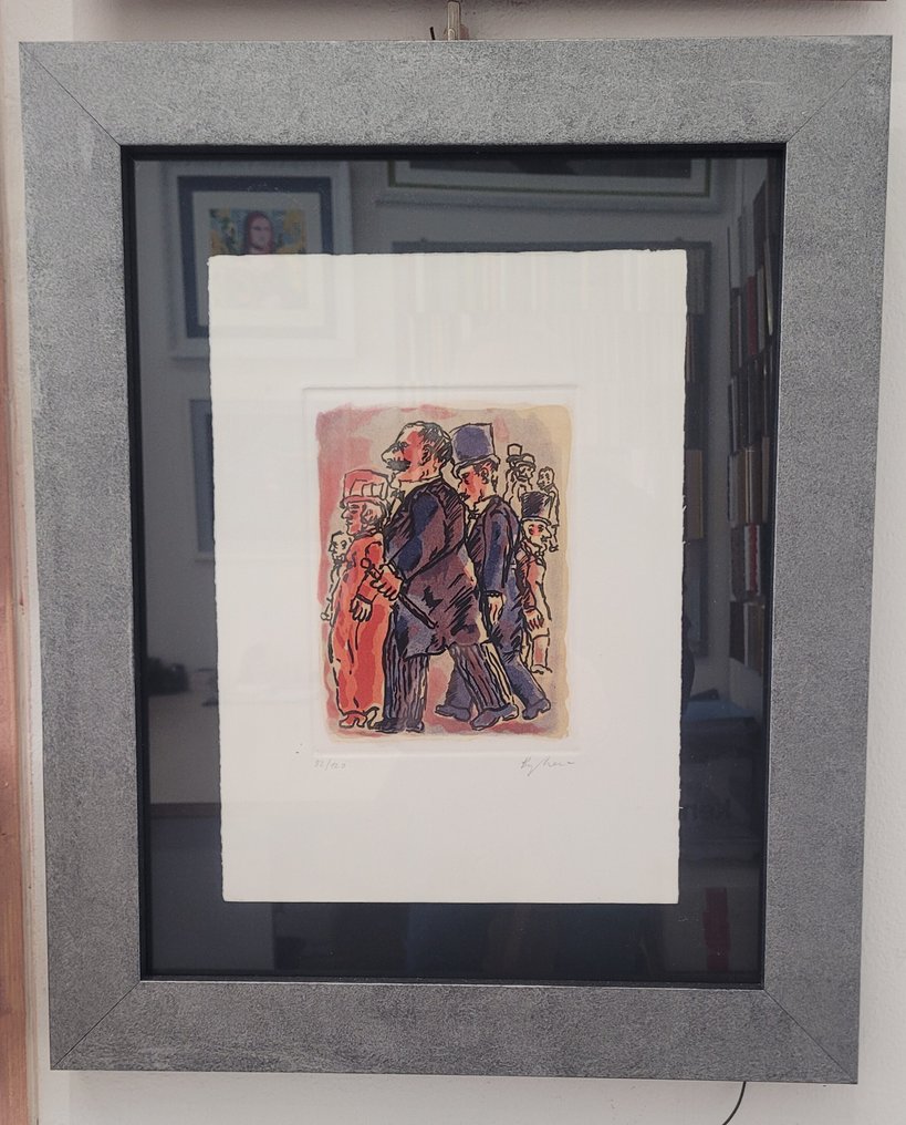 Franz Borghese (1941-2005) - La folla #1.0