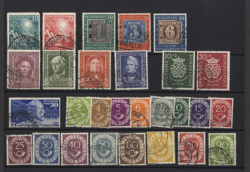 Niemcy, Republika Federalna - Niemiecka Republika Federalna – najwyższe wartości z pierwszych 3 lat stemplowane. Marienkirche - #1.0