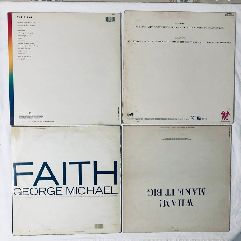 George Michael, Wham! - The Final (double* LP) + Fantastic+ Faith +Make It Big - LP - 1983 #1.0