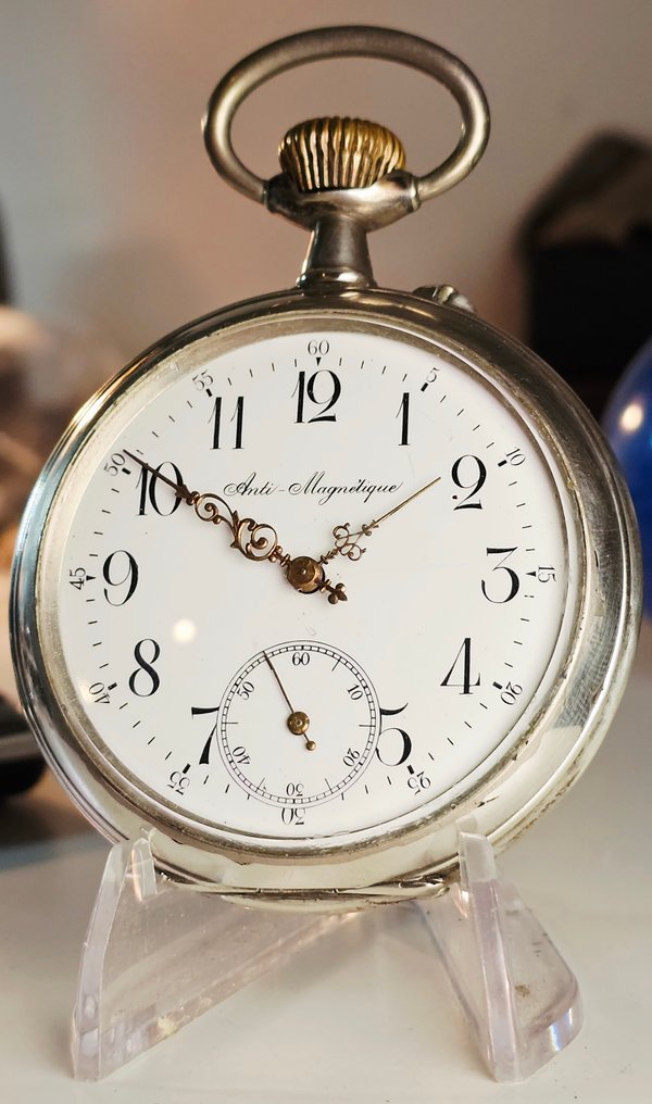 Ancre - Goliath antimagnetique spiral Breguet - 102758 - 1850-1900 #3.2