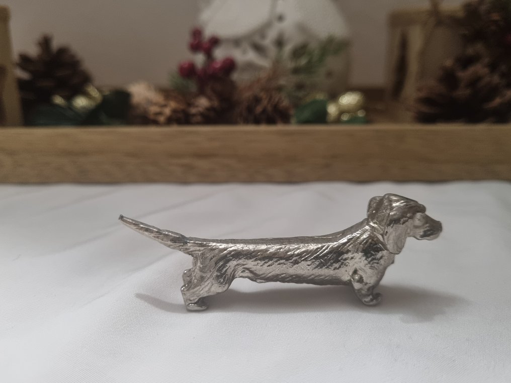 Posacuchillo (6) - teckels - metal plateado #4.3