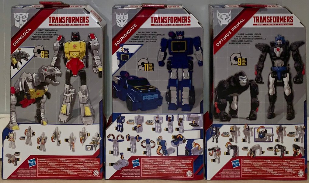 Hasbro - Παιχνίδι 3x Transformers Titan Changers [30cm] New #3.2