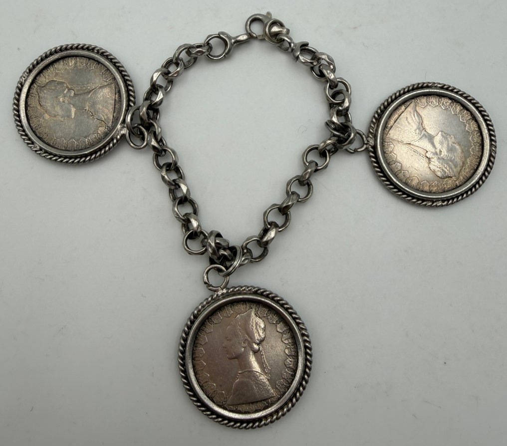 Senza prezzo di riserva - ART - Bracciale Argento - 500 Lire #1.0
