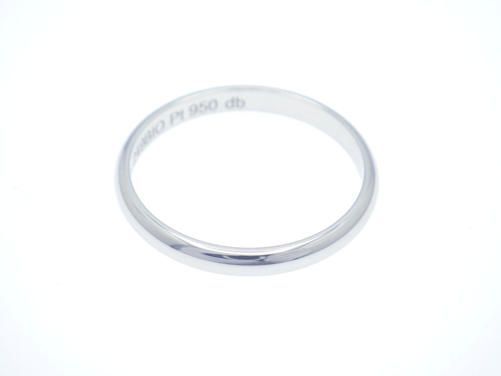 Cartier - Inel - 1895 Wedding band Ring Pt950 Platină #4.3