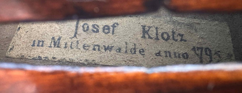 Labelled Josef Kloz - 4/4 - - Violín - Alemania #2.1