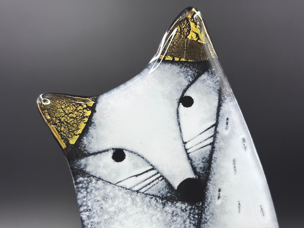 Studio Habrat - Beeldje - Fox (2) - fusing #2.1