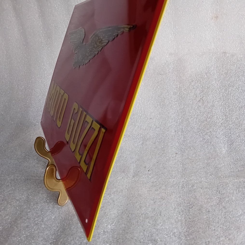 Moto Guzzi - Mainoskyltti - Metalli #3.2