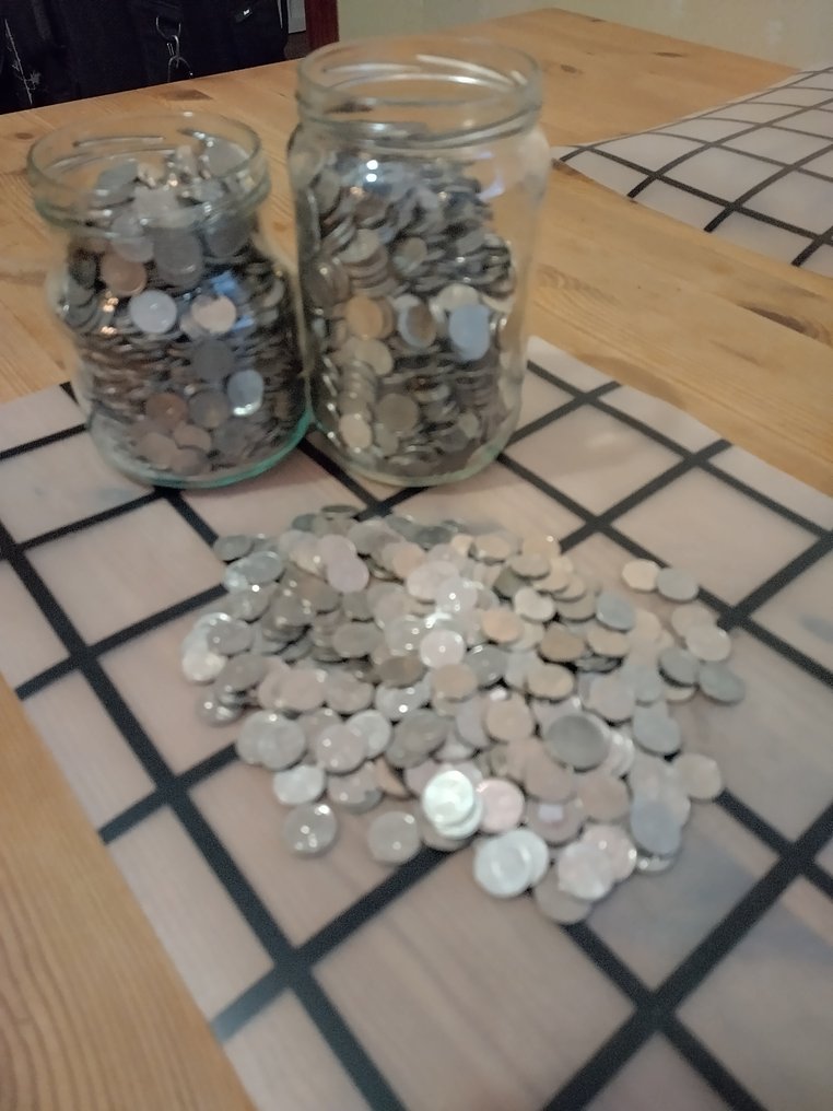 挪威. Lot of 9+ kg. of 10 Øre XX cent.  (没有保留价) #1.0