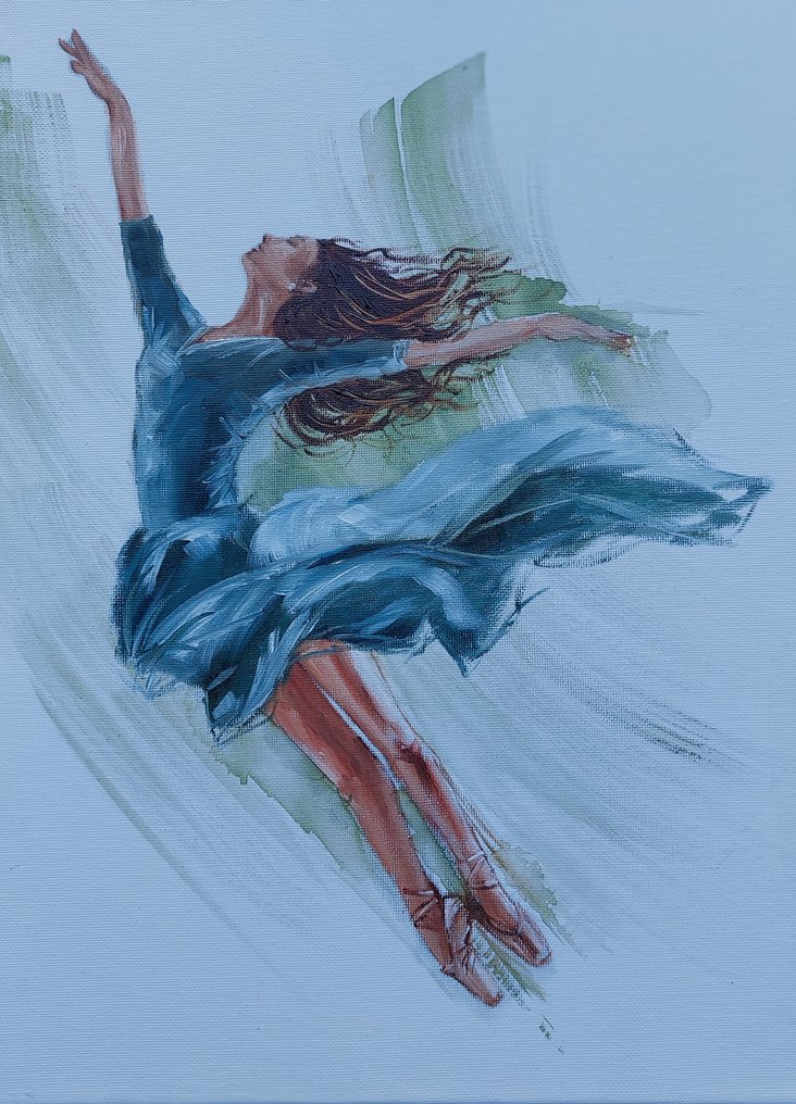 Elisa Brindani - Dancers in green#2 #4.3