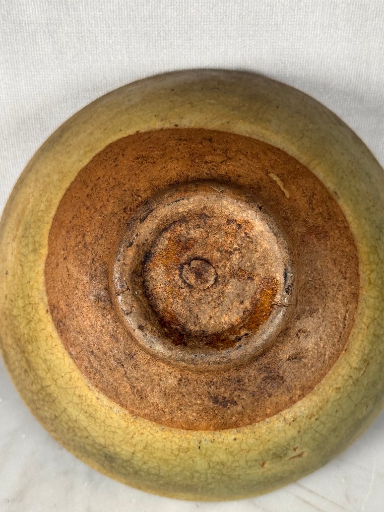 碗 - 瓷 - 青瓷带足碗 #3.2