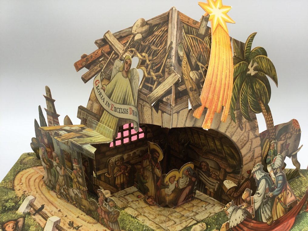 Nativity scene - Vojtěch Kubašta - Artia 1960 - Pop-Up - Paper #3.2