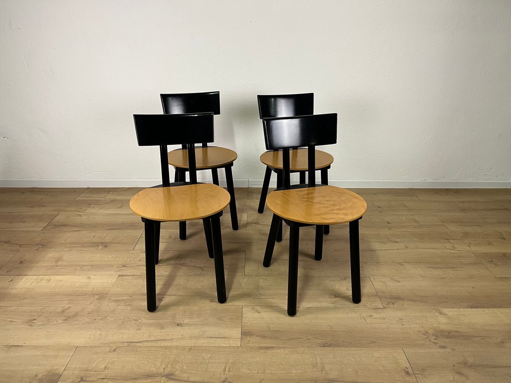 Schiffini - Vico Magistretti - Καρέκλα (4) - Ξύλο, Βαμμένο ξύλο #1.0