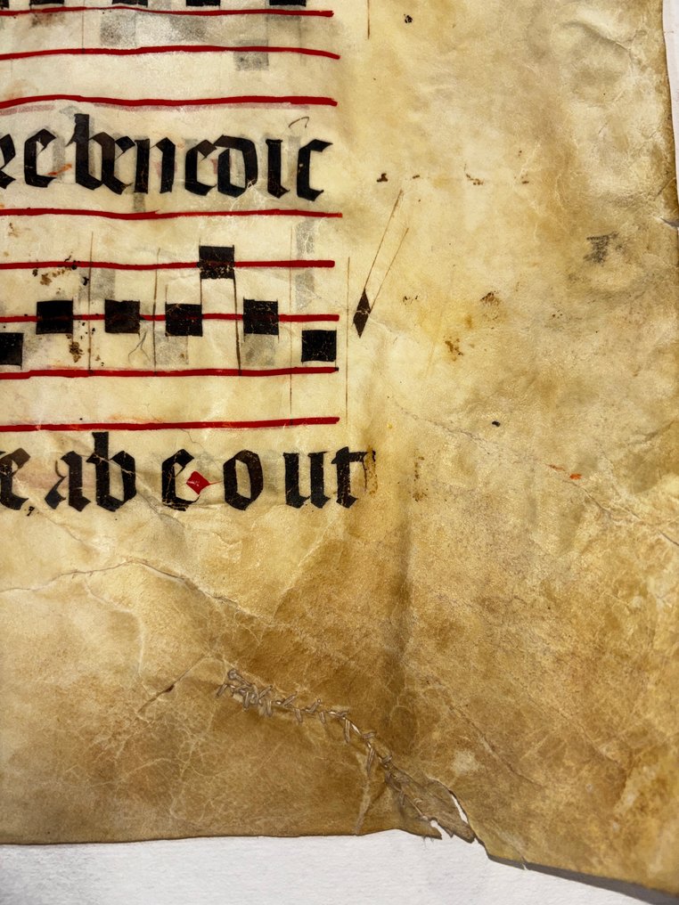 sans - ANTIPHONAIRE du XIV/XVème siècle support parchemin - 1400 #2.1