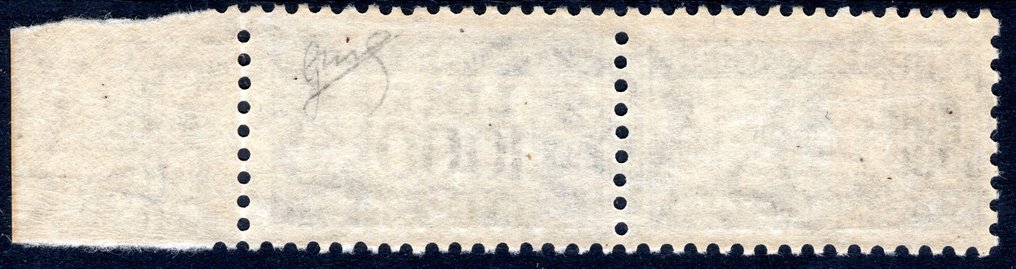 Trieste - Zona A 1954 - Pacotes postais 'Cavallino' - O valor de 1000 liras, novo, com goma íntegra e com borda de folha. - Sassone n. 26 #1.0