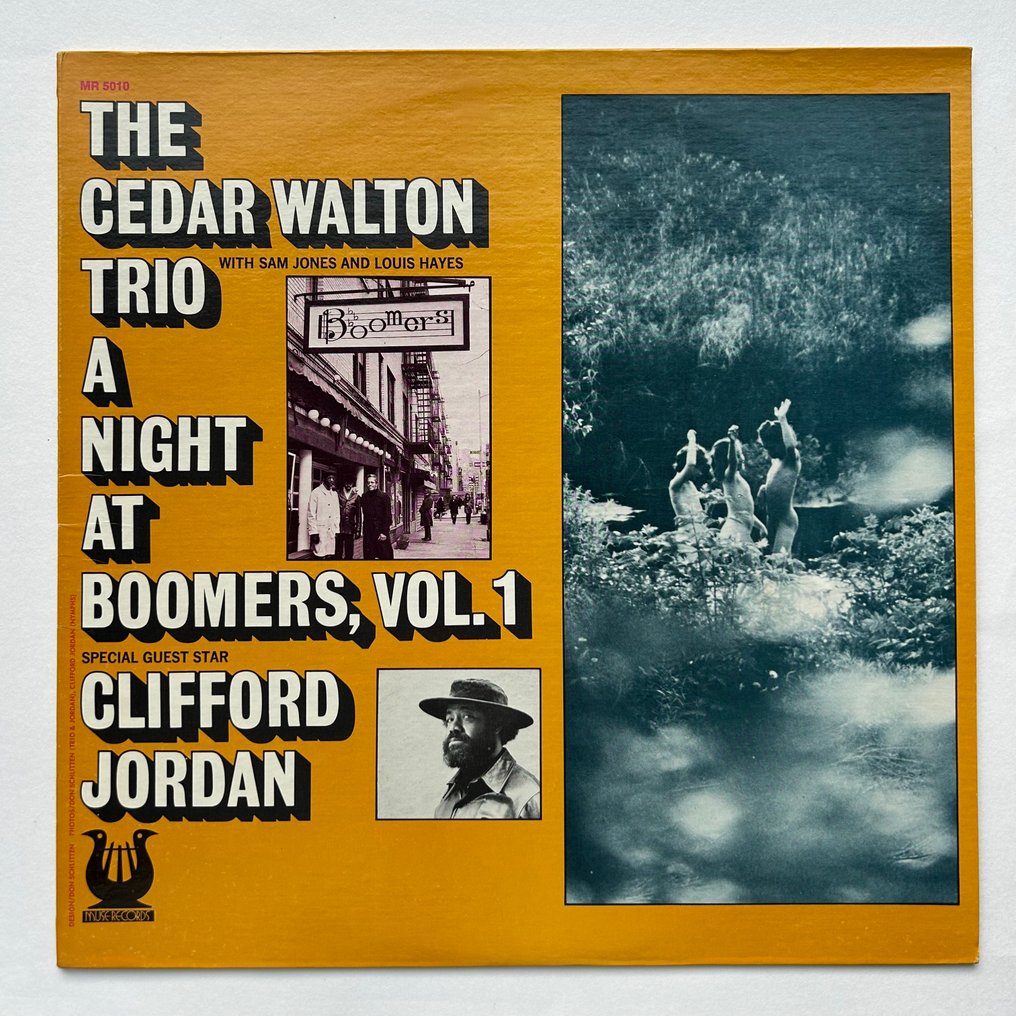 Cedar Walton Trio - A Night At Boomer's, Vol. 1 (SIGNED by Cedar Walton!!) - Single-Schallplatte - Erstpressung - 1973 #1.0