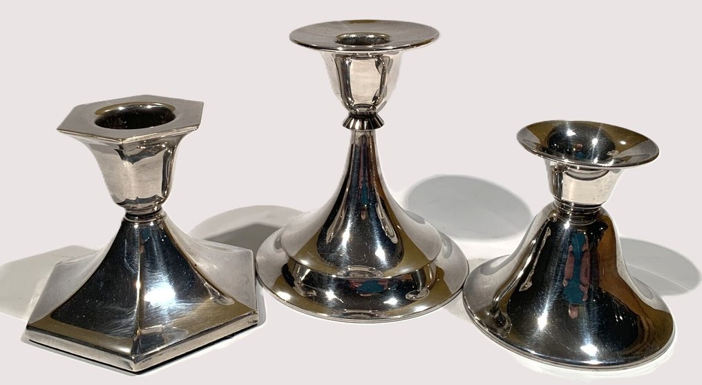 Keltum e.a. - 燭台 - 镀银金属 - 四个烛台 #1.0