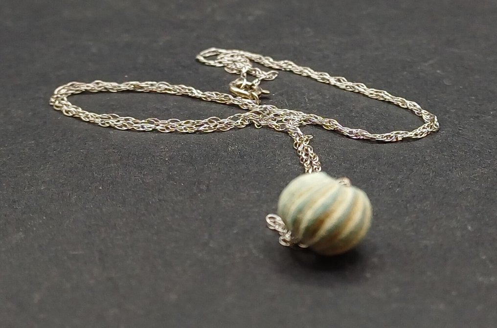 古羅馬 Faience Melon Bead 项链 - 10 mm (沒有保留價) #2.1