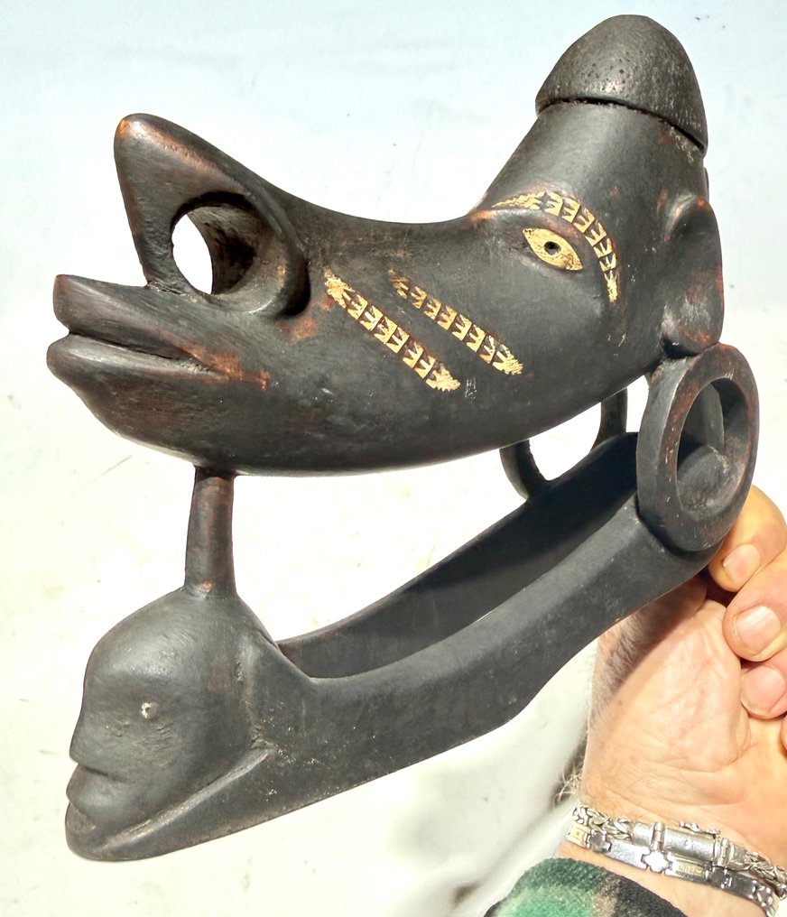 独木舟船首 马罗沃潟湖 - Nguzu - 新乔治亚岛 - 所罗门群岛  (没有保留价) #3.2