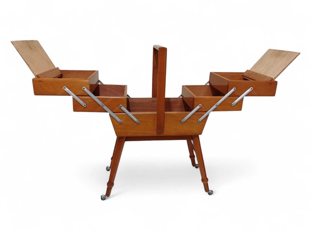 Varródoboz - Fa, Fém - Varrógépasztal #4.3