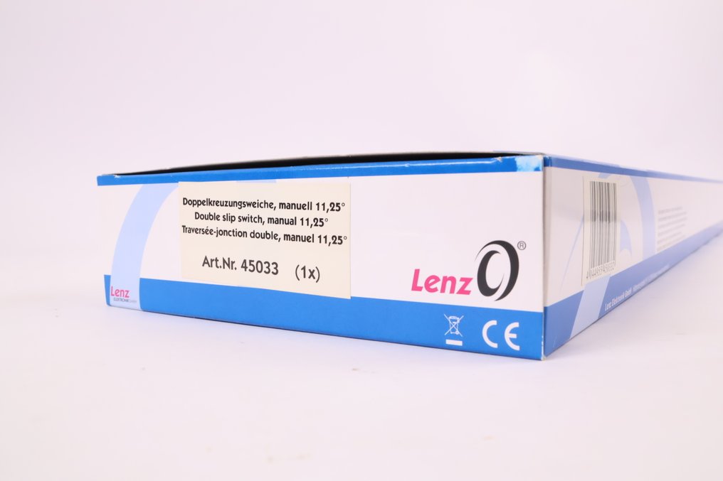 Lenz 0 - 45033 - Model train tracks (1) - Double cross switch #3.2