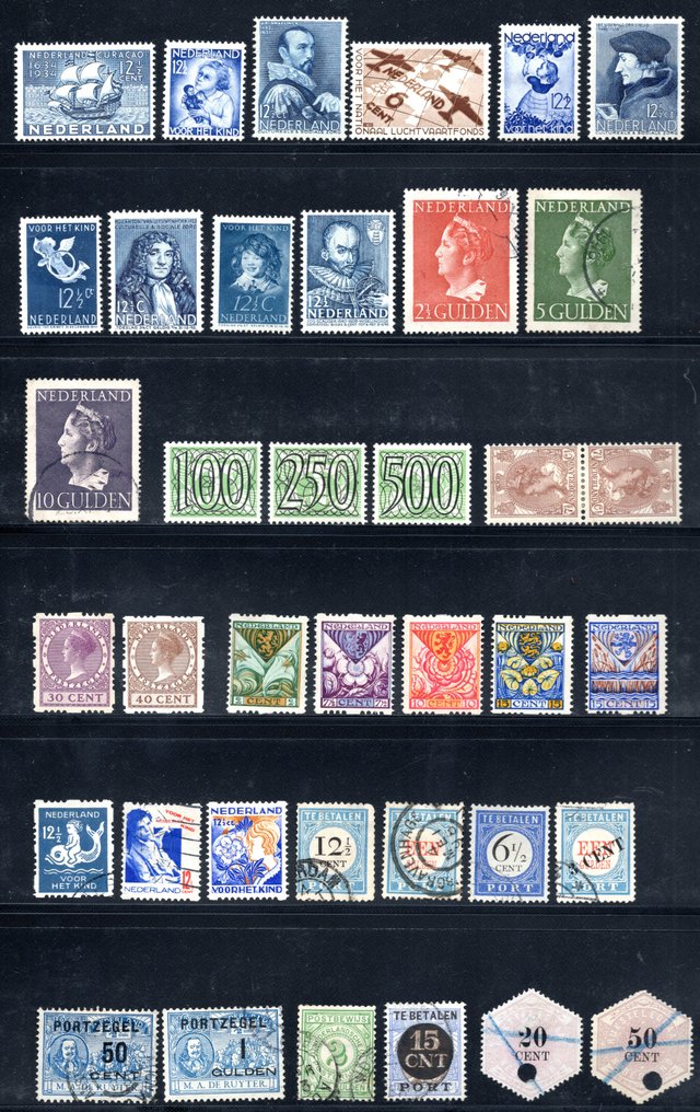 Nederland 1852/1944 - Kolleksjon i Davo Crystal fortrykkalbum - Gratis frakt over hele verden* - uten minstepris. #1.0