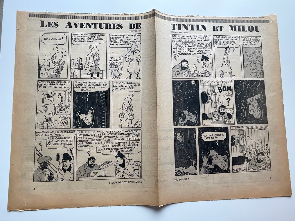 Le Soir Jeunesse - version courte sur deux pages , inclue dans une page du journal - 1941 #1.0