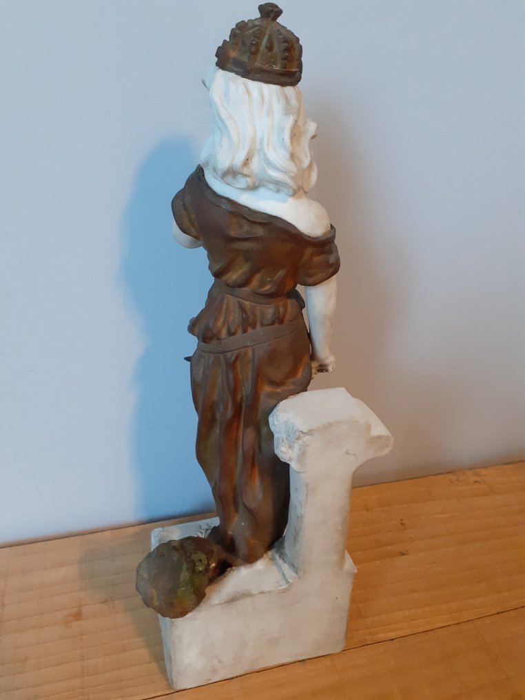 Georges OMERTH - 雕塑, JUDITH - 36 cm - 镀金青铜 - 1920 #2.1