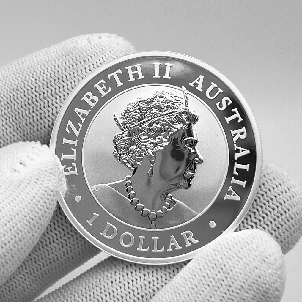 Austrália. 1 Dollar 2019 – Australian Emu – 1 oz Silver – Ag .9999 (Sem preço de reserva) #1.0