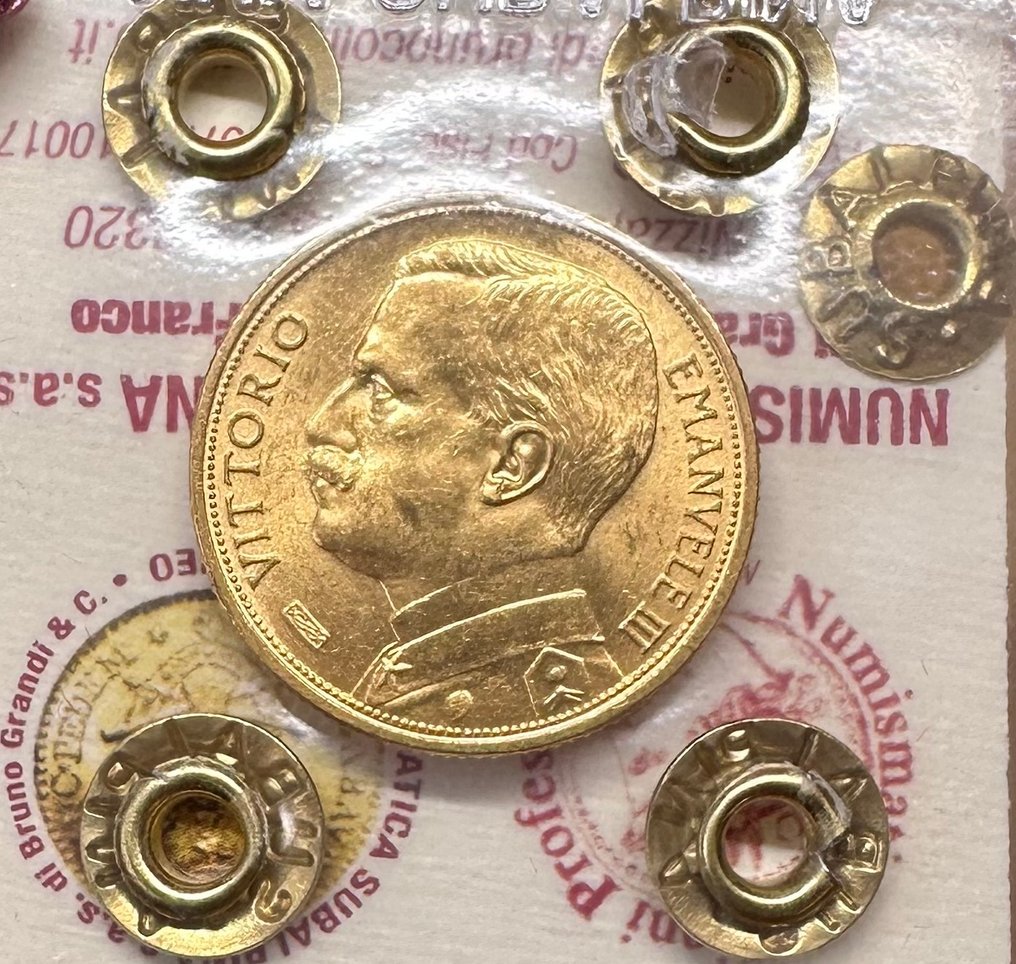 Ιταλία, Βασίλειο Vittorio Emanuele III. 20 Lire 1912 "Aratrice" #4.3