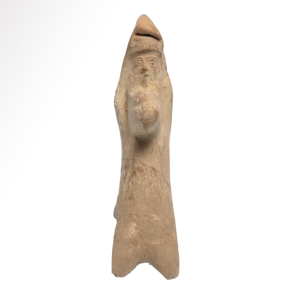 Μεσοποταμιακή Terracotta Άλογο και Ιππέας  (χωρίς τιμή ασφαλείας) #4.3