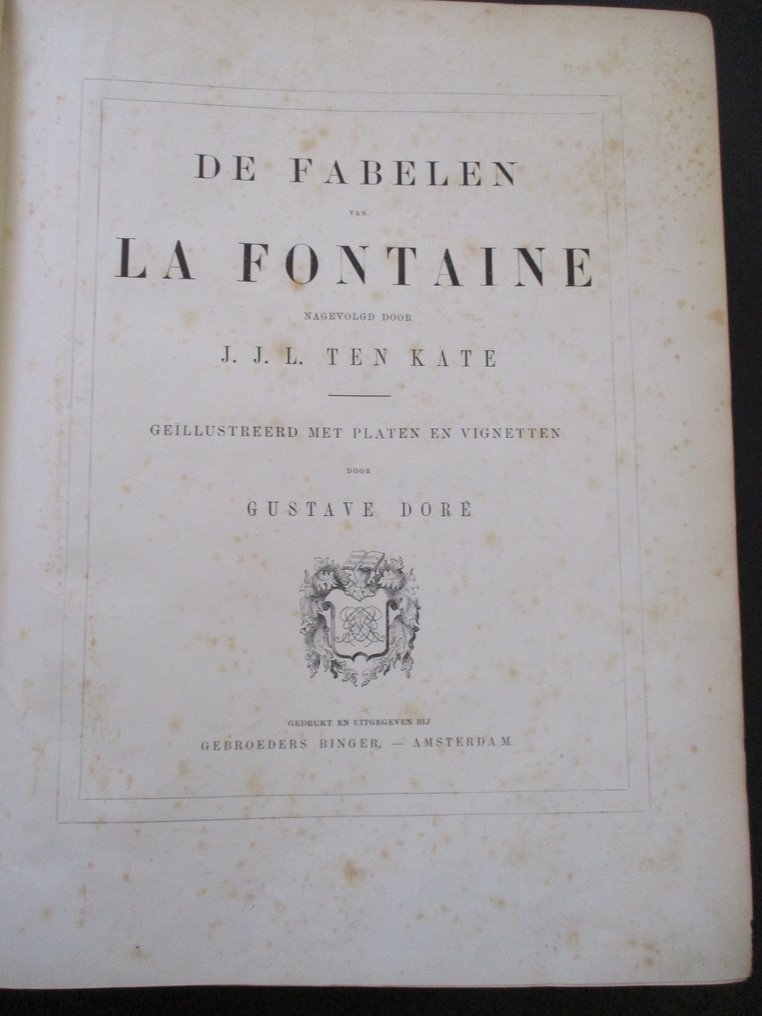 La Fontaine / J.J.L. ten Kate / Gustave Doré - De Fabelen van La Fontaine - 1868 #2.1