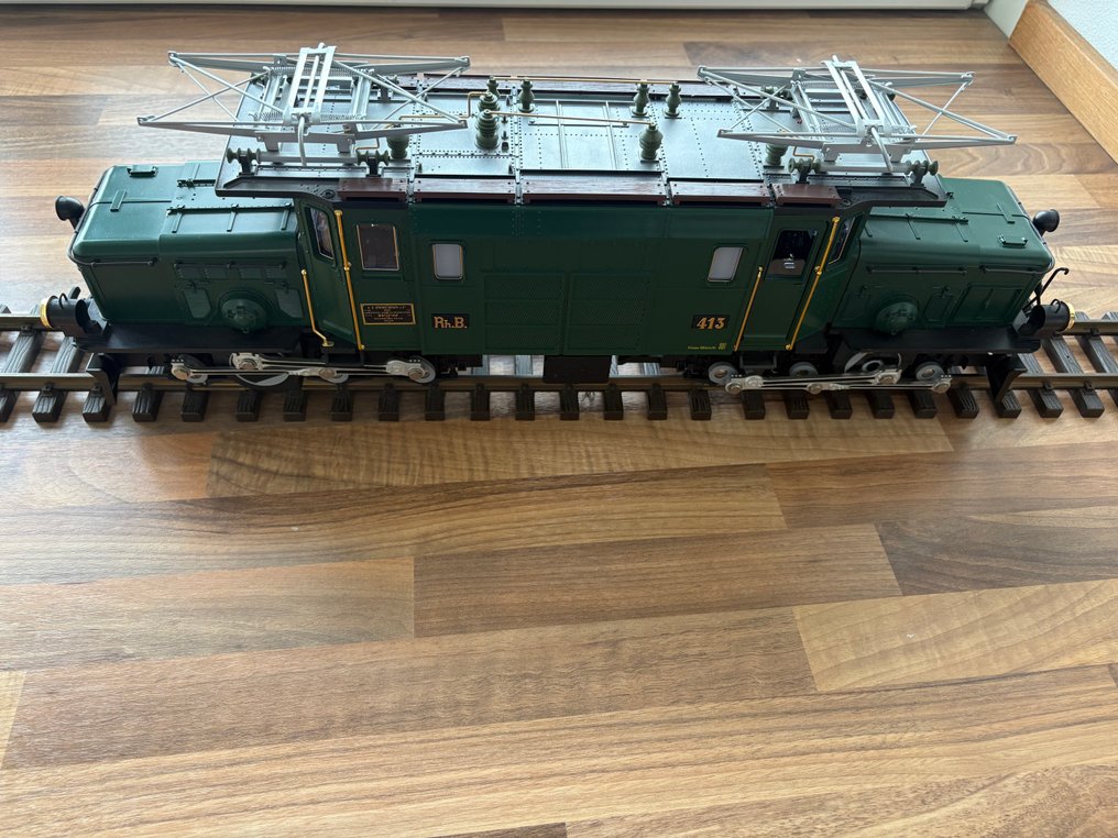 LGB G - 2140 - Elektrische locomotief (1) - Ge 6/6 'Krokodil' - RhB #1.0