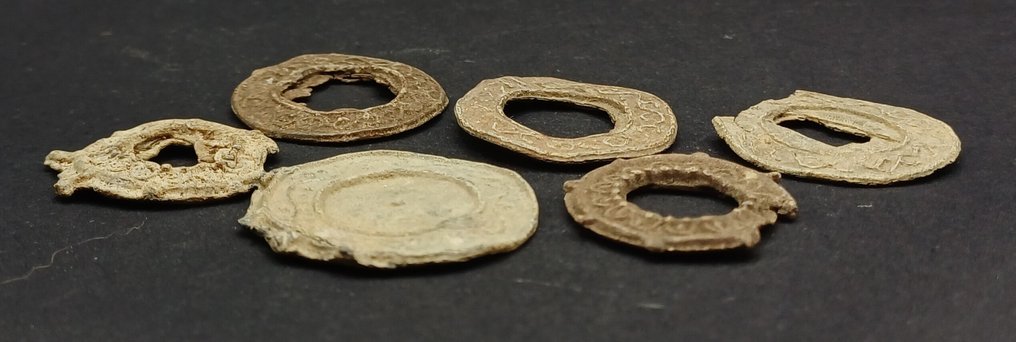 Αρχαία Ρωμαϊκή Μόλυβδος Υποθέσεις Καθρεφτισμού - 34 mm (χωρίς τιμή ασφαλείας) #1.0