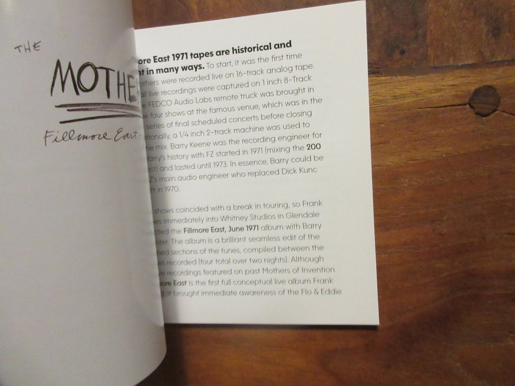 The Mothers - The Mothers 1971 - 光盘盒套装 - 2022 #4.3