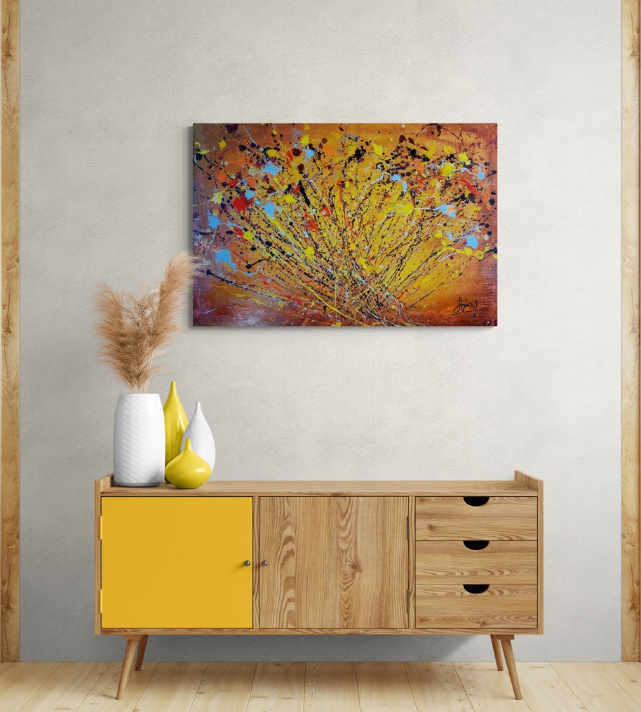 Sonia J. - "Sun & Fire"  - Re-Inventing Pollock´s Collection #1.0